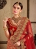 Red velvet Indian Wedding lehenga choli 8005