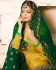 Drashti Dhami Yellow green wedding sharara suit 2503