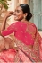 Pink pure banarasi silk wedding saree 2012