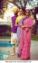 Bollywood Sabyasachi Inspired Pink and Purple georgette saree