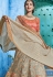 Grey silk Indian wedding lehenga choli 1010