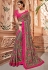 Grey silk Indian wedding wear saree 1907