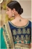 Teal banarasi weaving silk Indian wedding saree 1014