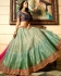 Malaika arora khan sky blue Pink silk Indian wedding Lehenga choli 13195