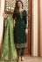 Indian silk Wedding salwar kameez in green color 15202