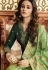 Indian silk Wedding salwar kameez in green color 15202