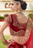 Maroon velvet Indian wedding lehenga