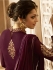 Drashti Dhami Wine color georgette wedding anarkali