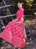 Magenta Pink silk Indian wedding lehenga