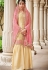 Cream Dola Silk Sharara Style Pakistani Suit 37