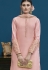 Light Pink Silk Palazzo Style Pakistani Suit 10128
