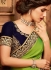 lime green designer silk saree 2302