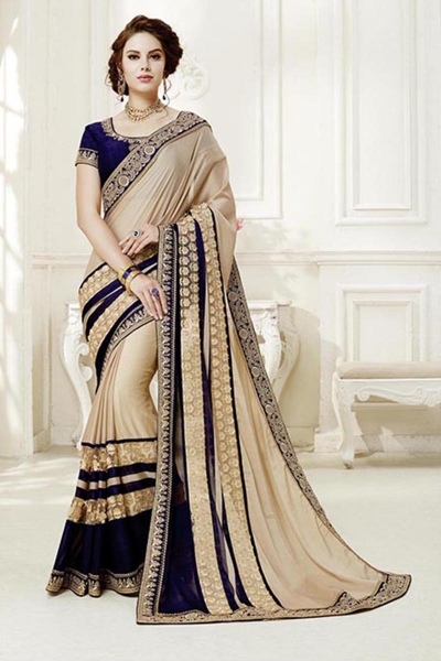 Party wear indian wedding designer saree 7004
