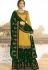 drashti dhami yellow green satin georgette embroidered sharara style suit 3608