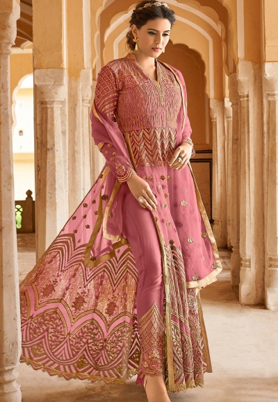 Pastel Soft Net Anarkali Anarkali main image 0