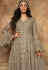 sonal chauhan grey net heavy embroidered anarkali suit 7203