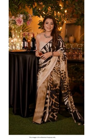 Bollywood model vichitra silk digital print party wear saree