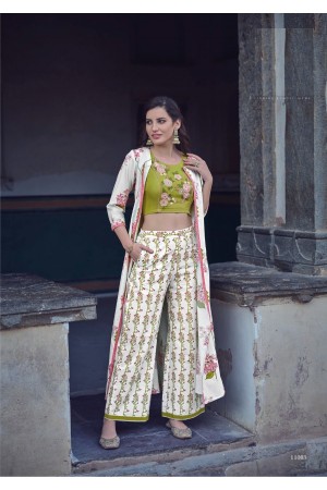 Buy Pleasing Light Pink Digital Print Georgette Palazzo Suit With Shrug   Zeel Clothing