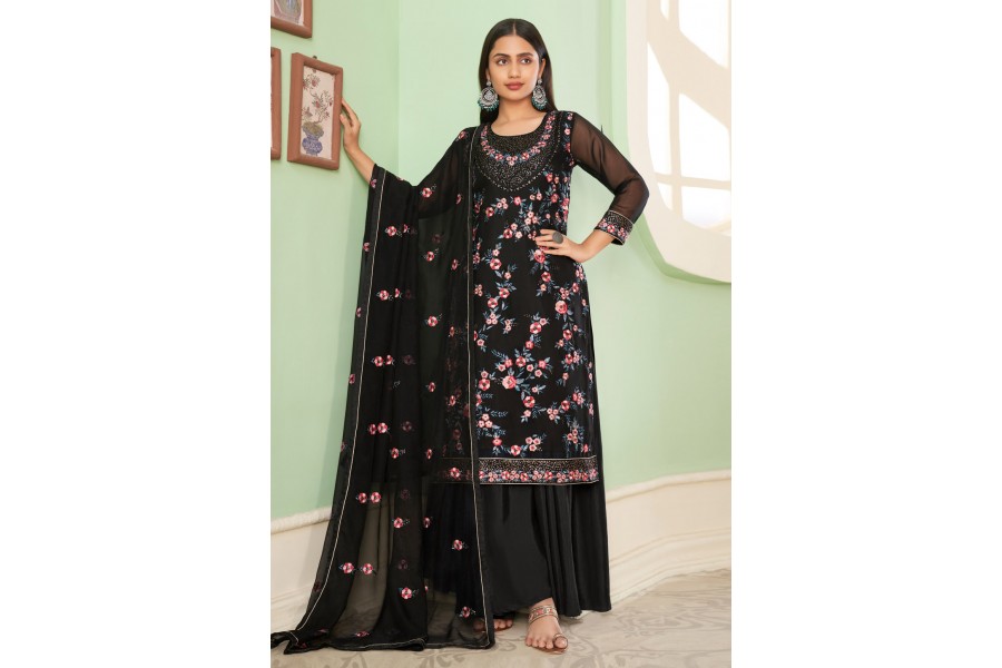 NEW GEORGETTE PAKISTANI SUIT main image 0