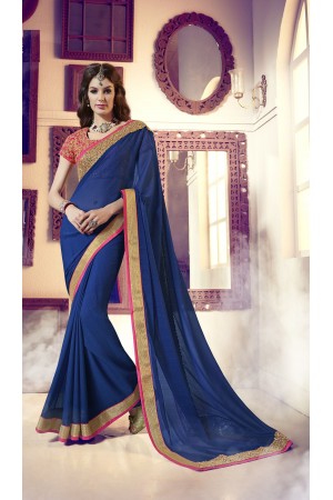 Party-wear-blue-pink-2-color-saree