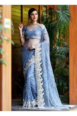 Party wear Indian Wedding Saree 7