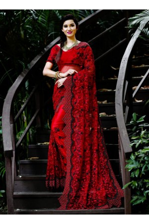 Party wear Indian Wedding Saree 9