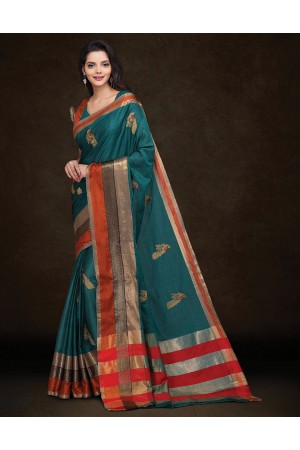 Mysha Tender Green Designer Saree