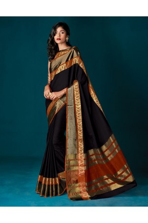 Simoni Onyx Black Party Wear Saree