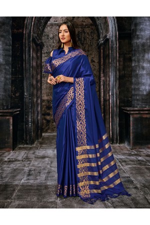 Suvena Designer Wear Cotton Saree