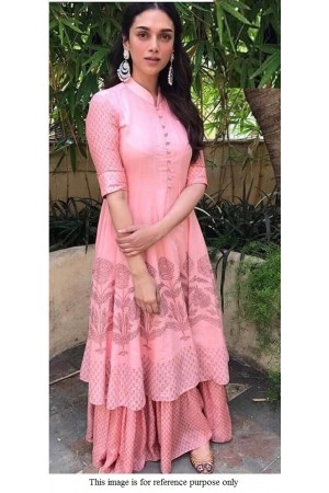 Bollywood Aditi Rao Hydari pink lehenga choli