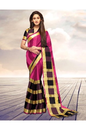 Areesa Garnet Party Wear Cotton Saree