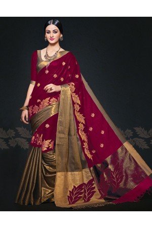 Aryaa August Ruby Designer Wear Cotton Sarees