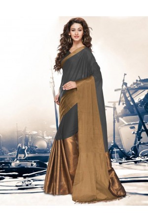 AryaaAsh Party Wear Cotton Saree