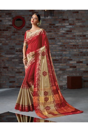 Ashmika Festive Wear Cotton Saree