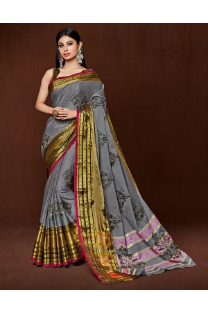 Kanisa Designer Wear Cotton Saree