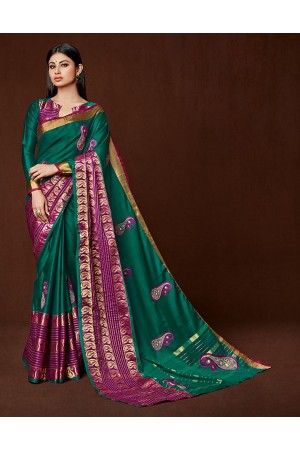 Miraan Designer Wear Cotton Saree