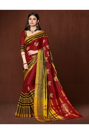 Nirosha Designer Wear Cotton Saree