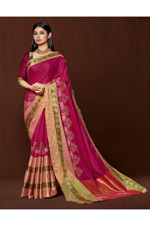 Omysha Designer cotton saree