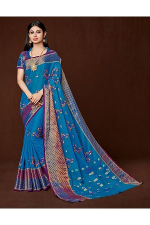 Saina Designer Wear Cotton Saree