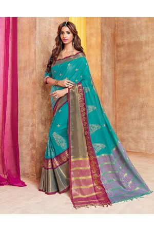 Zonira Designer Wear Cotton Saree