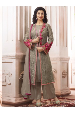 Ayesha Takia Grey color party wear salwar kameez