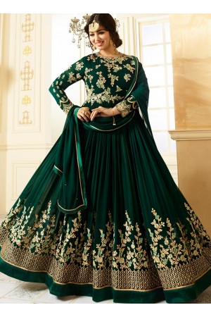 Ayesha Takia Green color georgette party wear salwar kameez