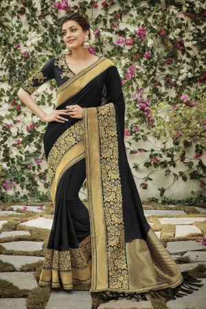 kajal aggarwal black colour 1203KM