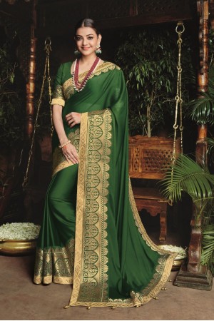 kajal aggarwal dark green colour 1220KM