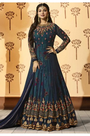 Ayesha Takia Blue color georgette party wear Anarkali