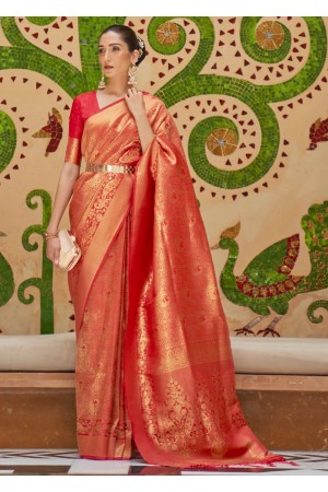 BRIDAL RED KANJIVARAM SILK 198006