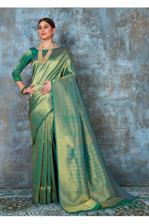 Forest Green Kanjivaram 123002C