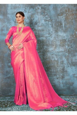 Royal Raspberry Pink Kanjivaram 123002F