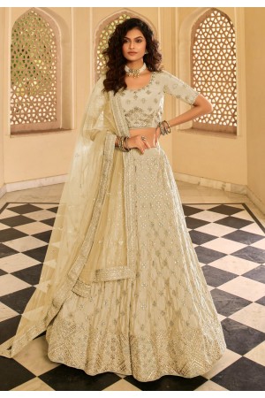 Grey crepe party wear lehenga choli 7245