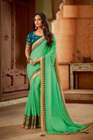 Indian party wear saree 2409